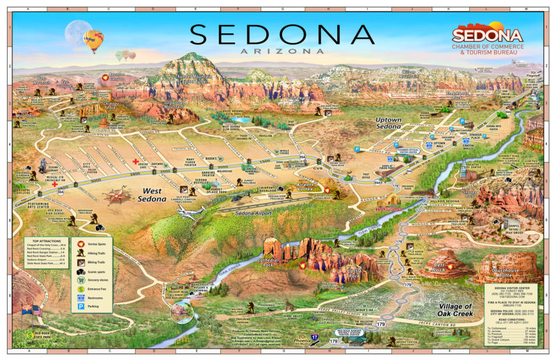 Location Of El Portal Sedona Maps