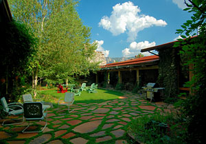 Private and Enchanting Courtyard at El Portal Sedona Hotel